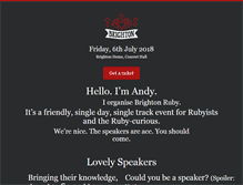 Tablet Screenshot of brightonruby.com